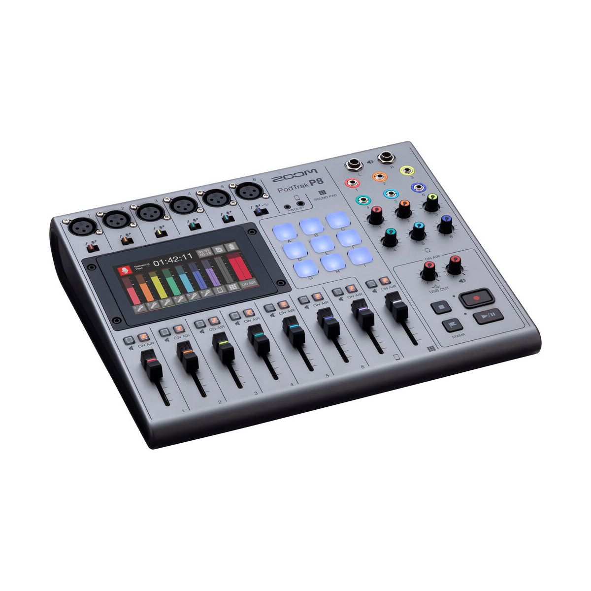 ZOOM PODTRAK P8 Portable Multitrack Podcast Recorder