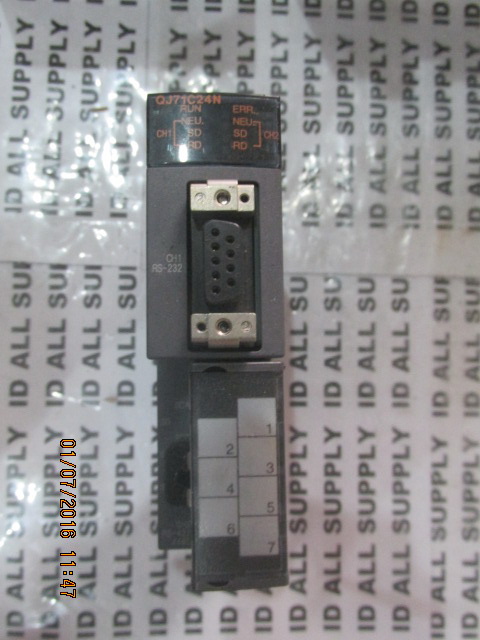 PLC " MITSUBISHI " MODEL : QJ71C24N