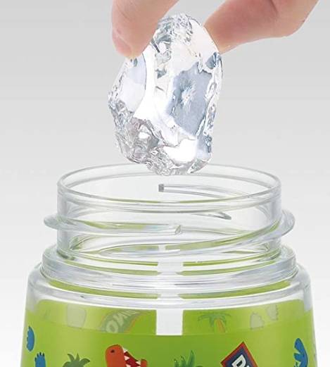กระติกน้ำ Skater Straw Bottle 420 ml ไดโนเสาร์