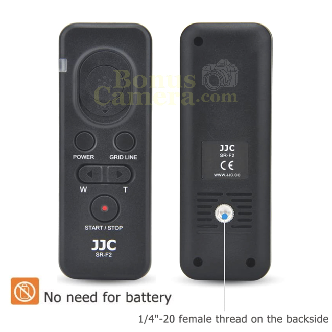 SR-F2 Remote Commander Sony A3000,A3500,5000,A5100,RX10 III,IV RX100 II,III,IV,V,VI,VII,RX1R II และ HDR-CX405,CX900E,PJ440,PJ675 FDR-AX33,AX100,AXP55 เป็นสายลั่น/กดถ่ายวีดีโอได้ ใช้แทนโซนี่ RM-VPR1