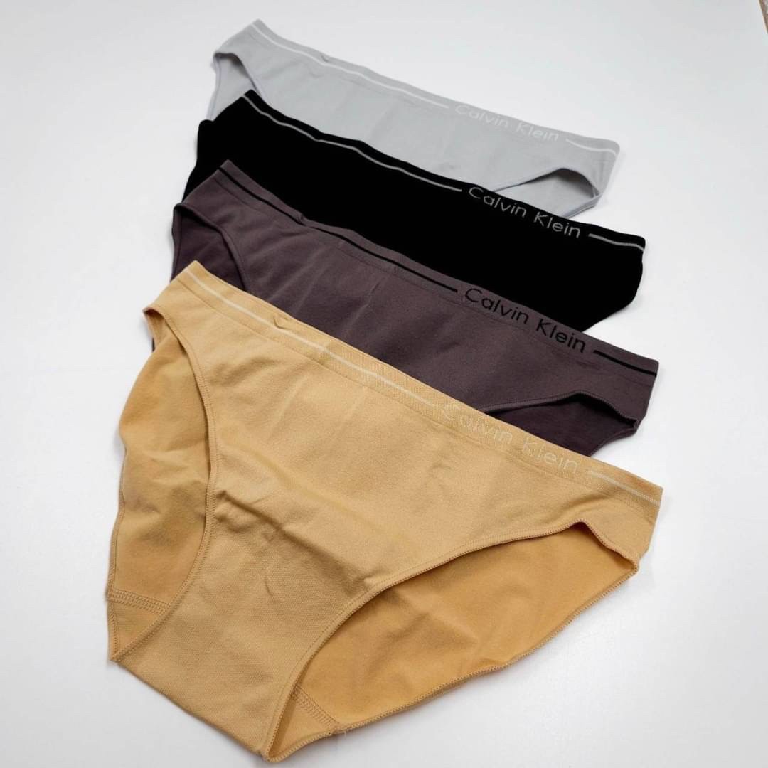 กางเกงใน Calvin Klein CK bikini Soft stretch cotton ของแท้ 100% แพค 4 ตัว (size M)