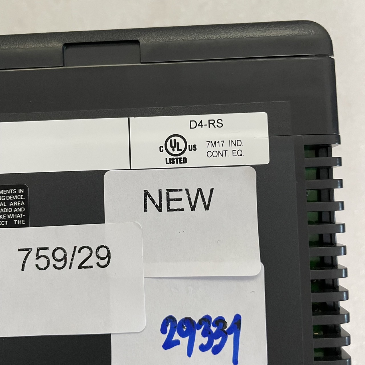 PLC " KOYO " MODEL " D4-RS