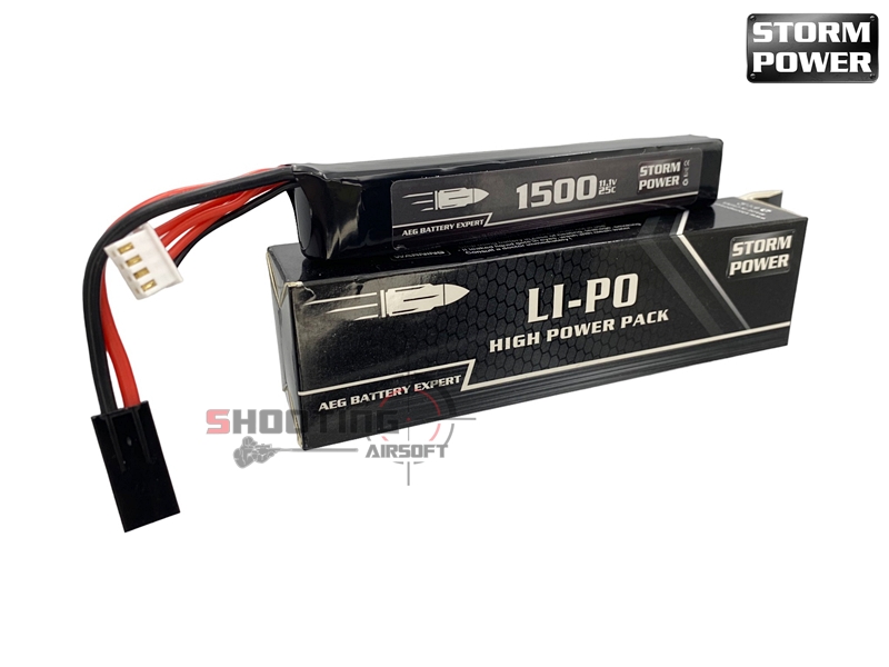 แบตลิโพ Storm Power 25C 1500mAh 11.1V