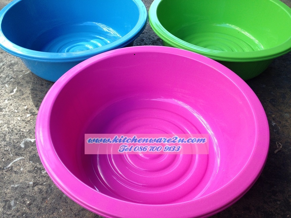 P09225 กะละมัง 35 cm สีหวาน ขายดีมาก (ราคาขายส่ง 1 โหล/ 12 ใบ)