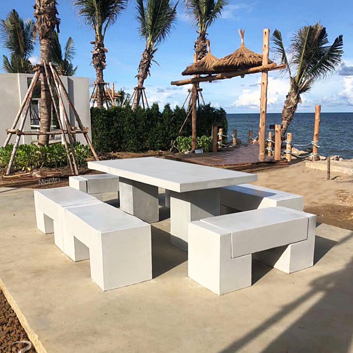 โต๊ะสนาม สุดคุ้ม ยาว 2 เมตร ได้ถึง 12-14 คนสามารถใช้ประโยชน์ได้ทุกโอกาส