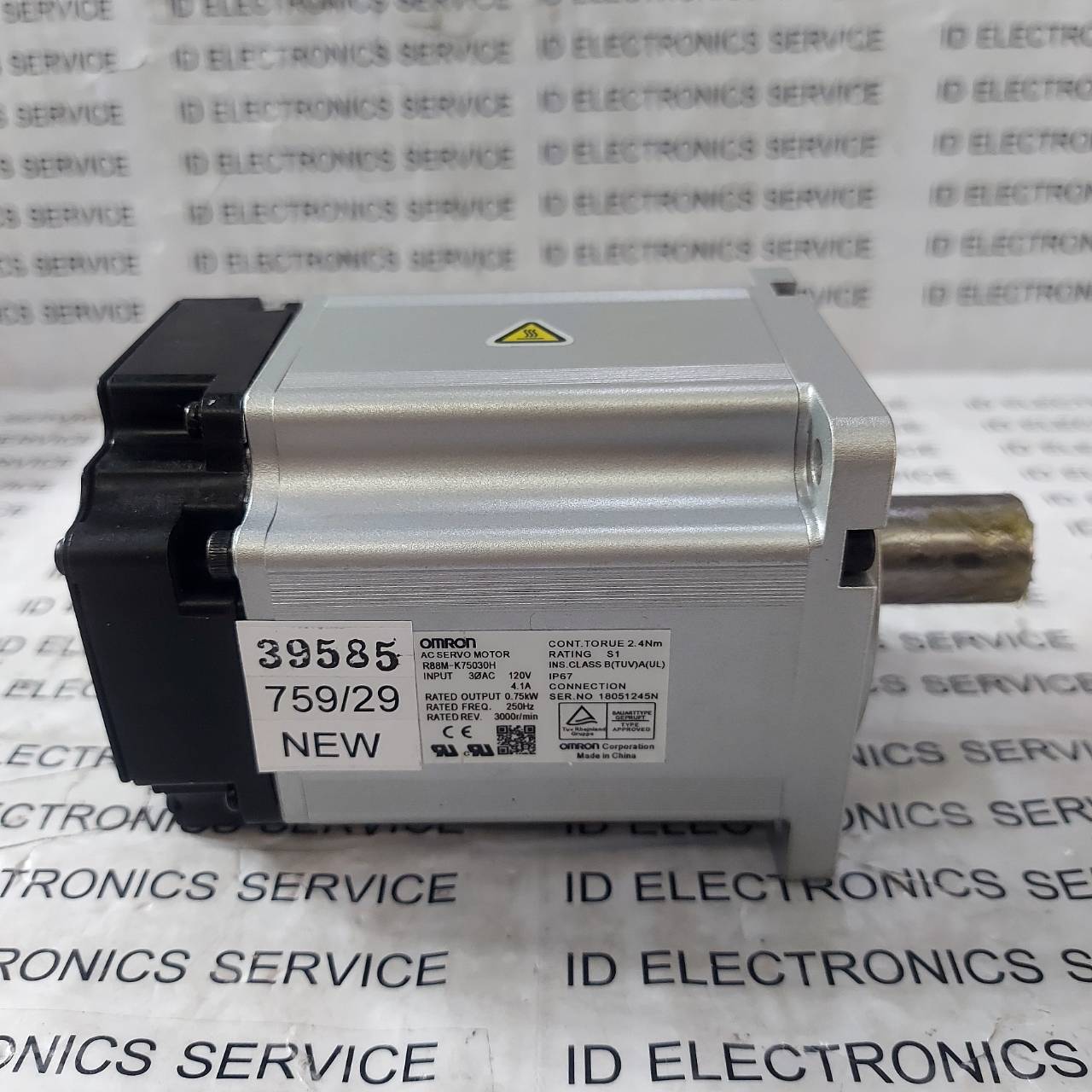 SERVO MOTOR "OMRON" รุ่น R88M-K75030H