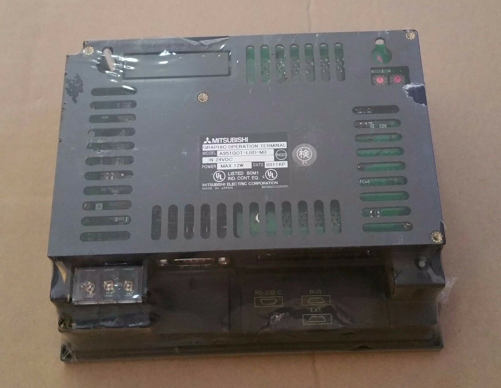 LCD TOUCH SCREEN " MITSUBISHI " MODEL : A951GOT-LBD-M3