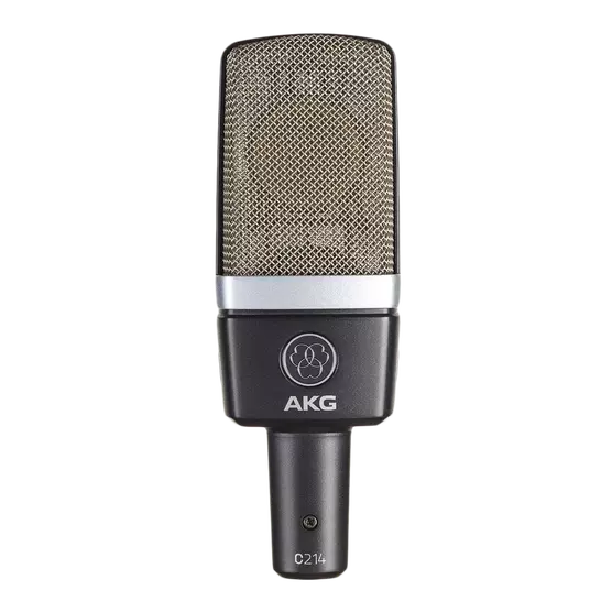 AKG C214 Professional large-diaphragm condenser microphone