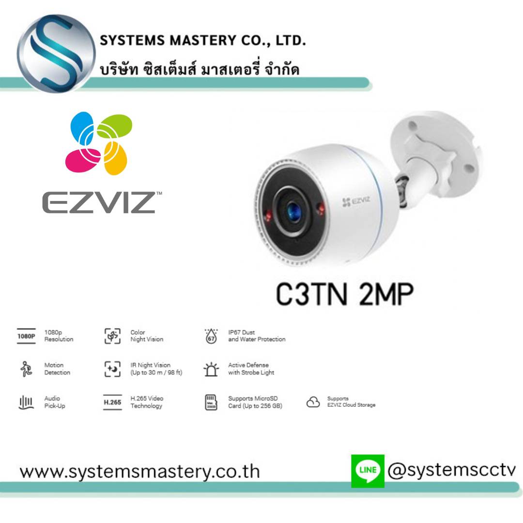EZVIZ C3TN 2MP Wi-Fi Camera H.265