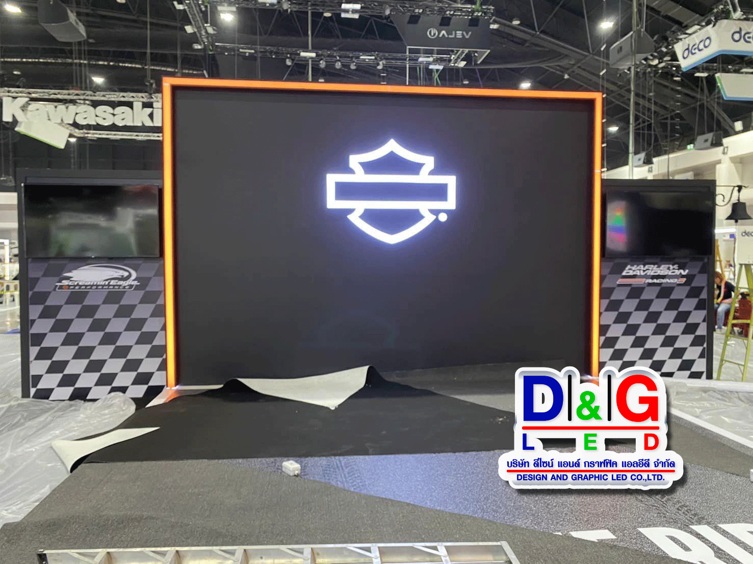 ป้ายโลโก ไฟออกหน้า