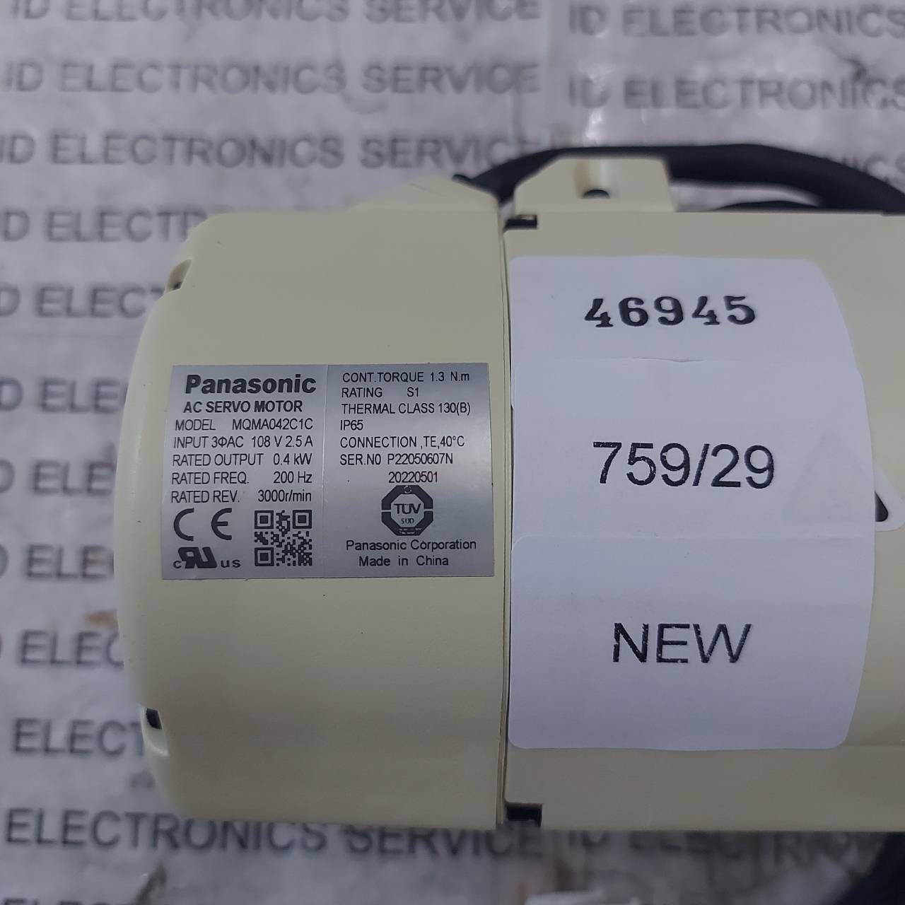 SERVO MOTOR " PANASONIC " MODEL : MQMA042C1C