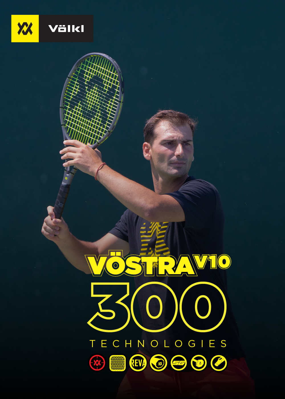 VÖSTRA V10 300g ไม้เทนนิส VOLKL