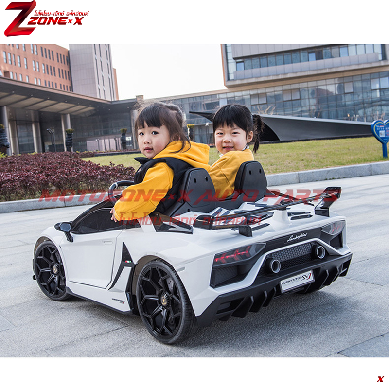รถยนตร์ไฟฟ้าสำหรับเด้ก มินิ แลมโบกินี่ Lamborghini Mini SVJ Lamborghini SVJ 12V 8km/h