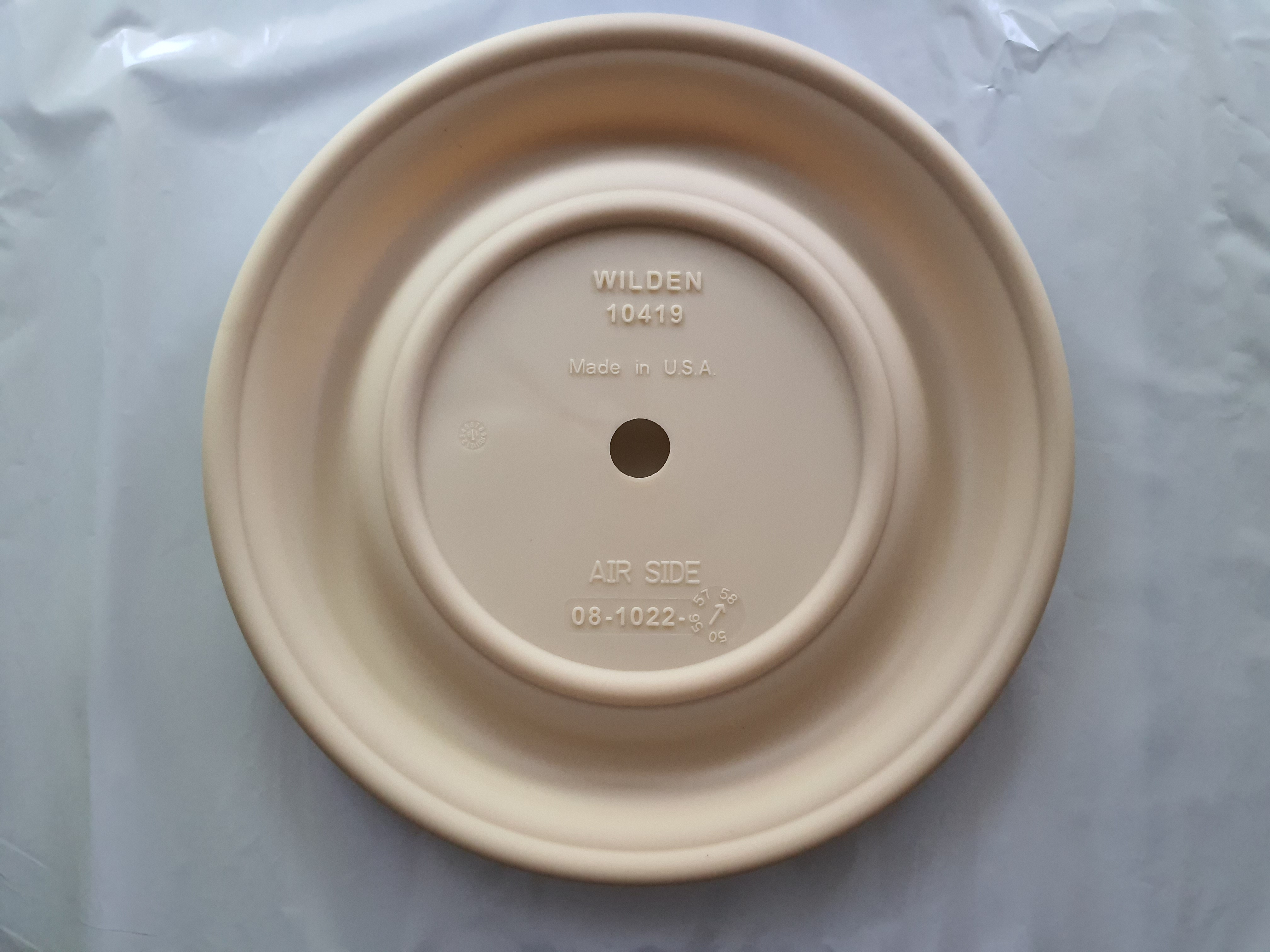 Diaphragm rubber part 08-1022-58(Wilflex)