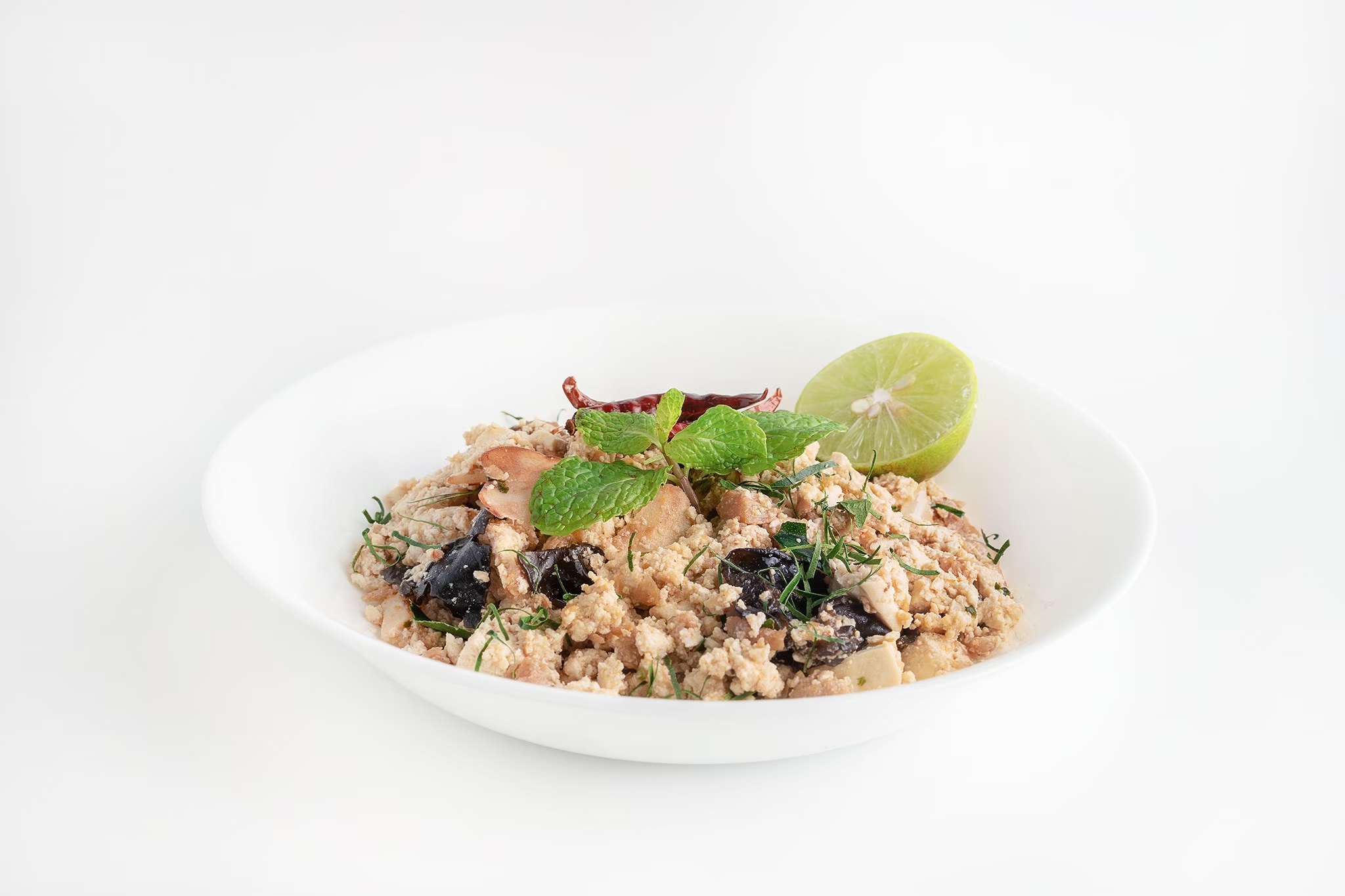 ลาบเต้าหู้ (Tofu thai salad)