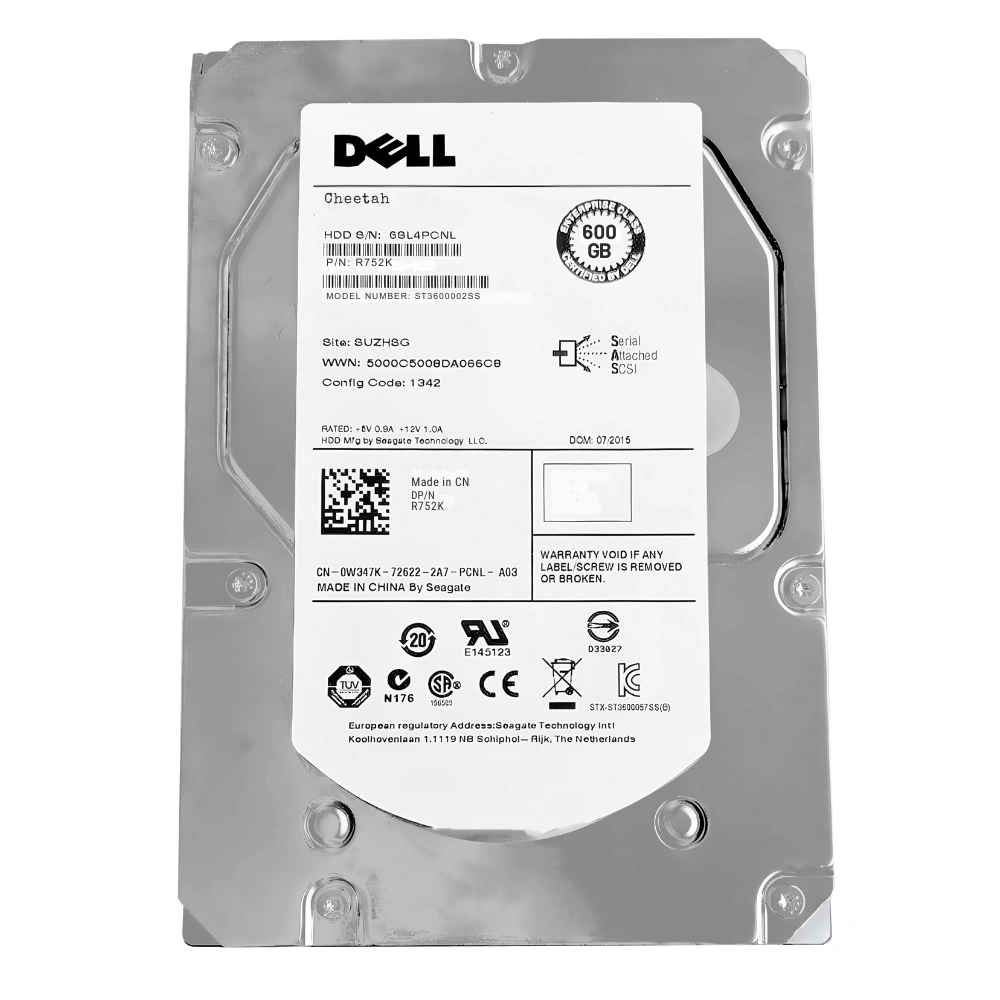 Harddisk Server Dell R230 600GB SAS 6Gb 10K ฮาร์ดดิส Server