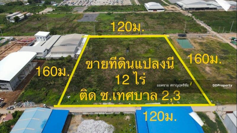 ขายที่ดิน 12 ไร่ ใกล้ตลาดไท คลองหลวง ปทุมธานี 144 ล้านบาท