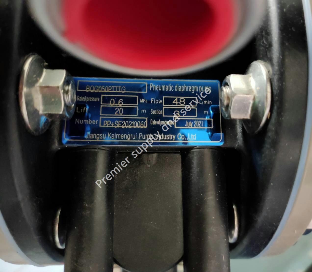 BQG050PTTTG Diaphragm pump 1/2"