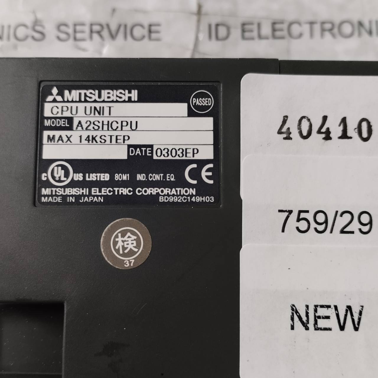 PLC " MITSUBISHI " MODEL : A2SHCPU