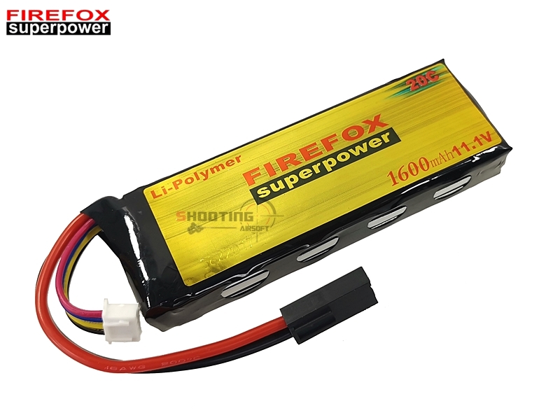 แบตลิโพ Firefox 20c 1600mAh 11.1v