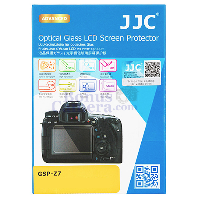 GSP-Z7 แผ่นกระจกกันรอยจอ LCD นิคอน Z5,Z6,Z6 II,Z7,X7 II Nikon LCD Screen Protector