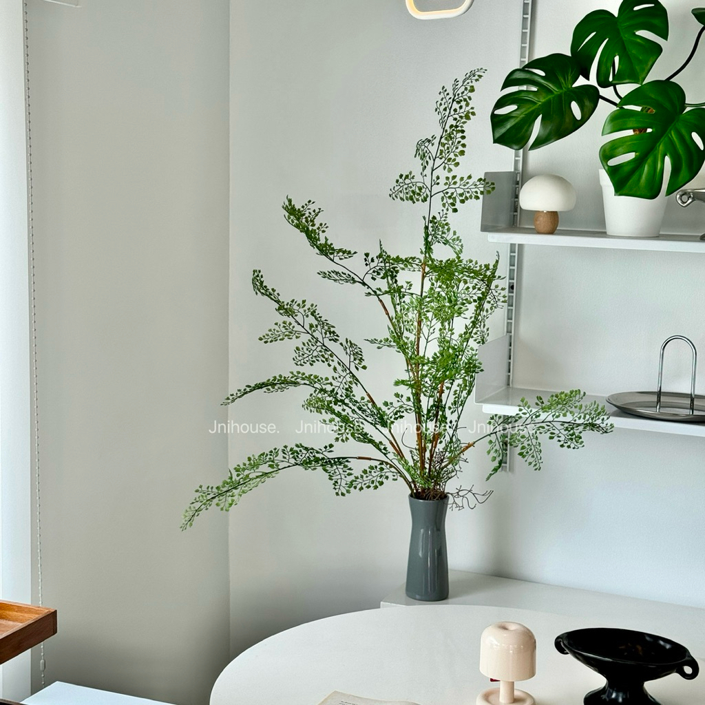 [พร้อมส่ง] Jnihouse : กิ่งเฟิร์นประดิษฐ์ (Maidenhair fern)