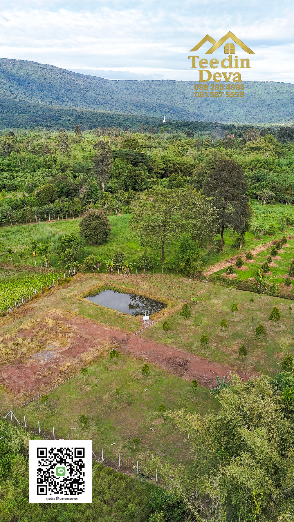 💭 ตื่นเช้าลมเย็น เห็นเขาใหญ่ตรงหน้า... ที่ดินสวนผลไม้ 2 ไร่ 3 งาน ต.นาหินลาด อ.ปากพลี จ.นครนายก