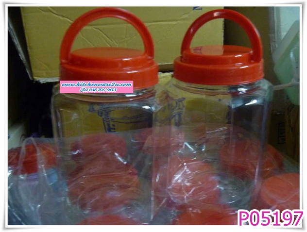P05197 ขวดโหล PET 8 เหลี่ยม ใส ปาก 4 นิ้ว 002(ราคาส่งต่อ 12 ใบ คลิ๊กที่สินค้าเพื่อชมรายละเอียดของขนาด)