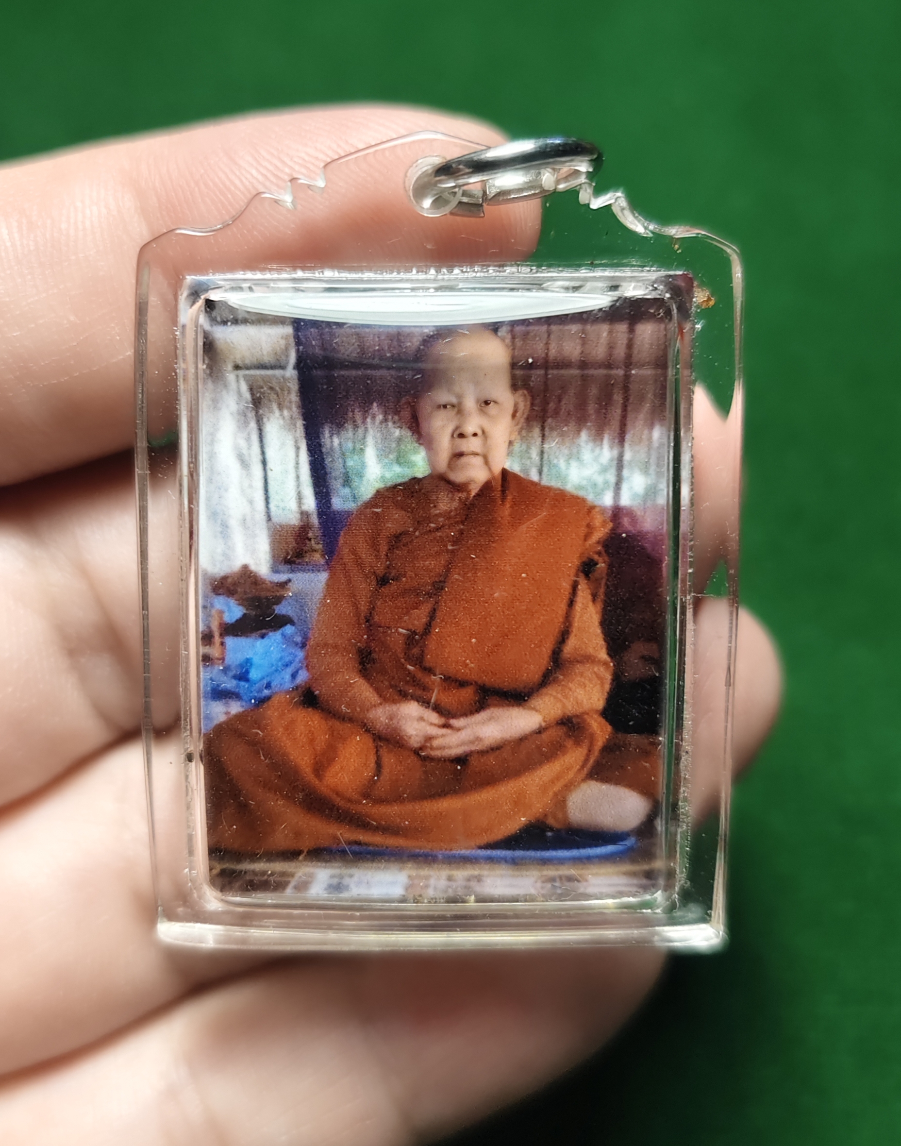 รูปถ่ายหลวงปู่สิงห์โต♦(ด้านหลังมีจาร) หลวงปู่สิงห์โต สำนักสงฆ์ป่าทรงธรรม ⭐สร้างน้อยหายาก (พระประจำวันเสาร์)