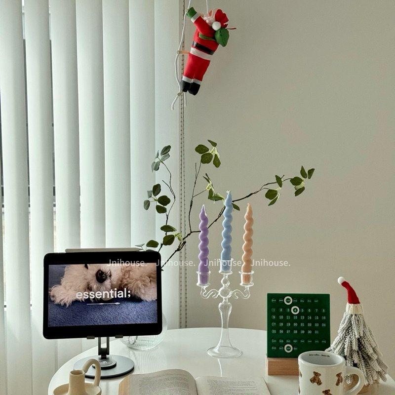 [พร้อมส่ง] Jnihouse : เชิงเทียนแก้ว (Candle Holder)