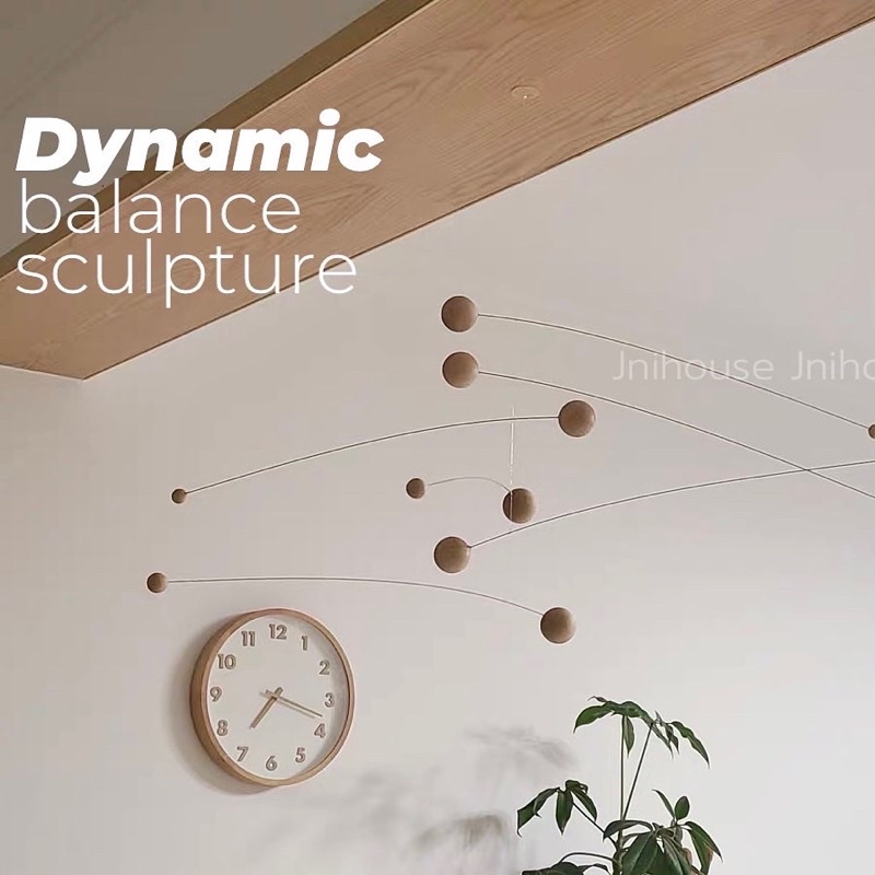 [พร้อมส่ง] Jnihouse : โมบายประดับ Dynamic balance sculpture