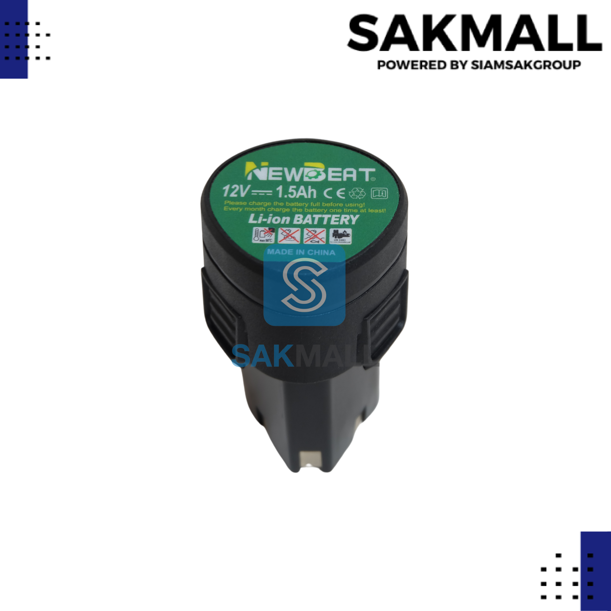 แบตเตอรี่ ลิเธียม 12V 1.5ah (CD-12B)