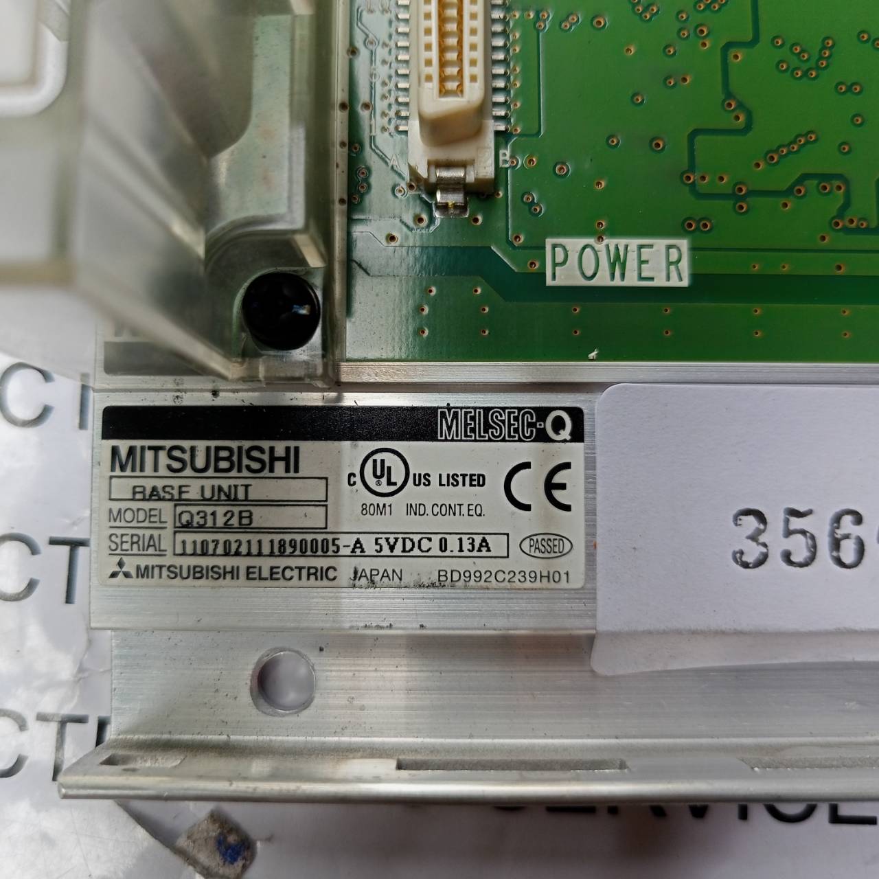 PLC " MITSUBISHI " MODEL : Q312B