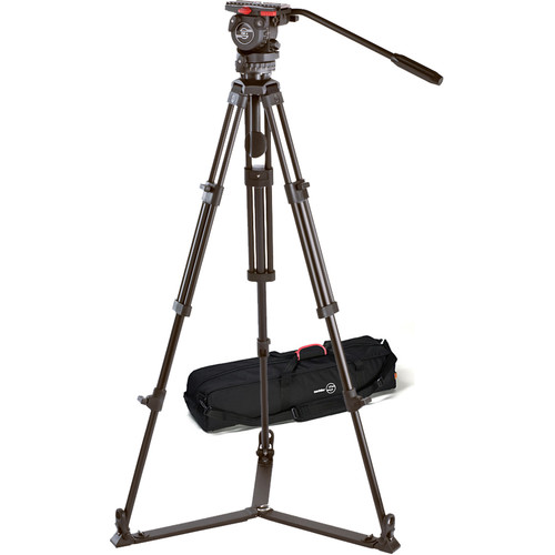 Sachtler 0371 Aluminum Tripod System with FSB 4 Head, ENG 75/2 Legs, Ground Spreader