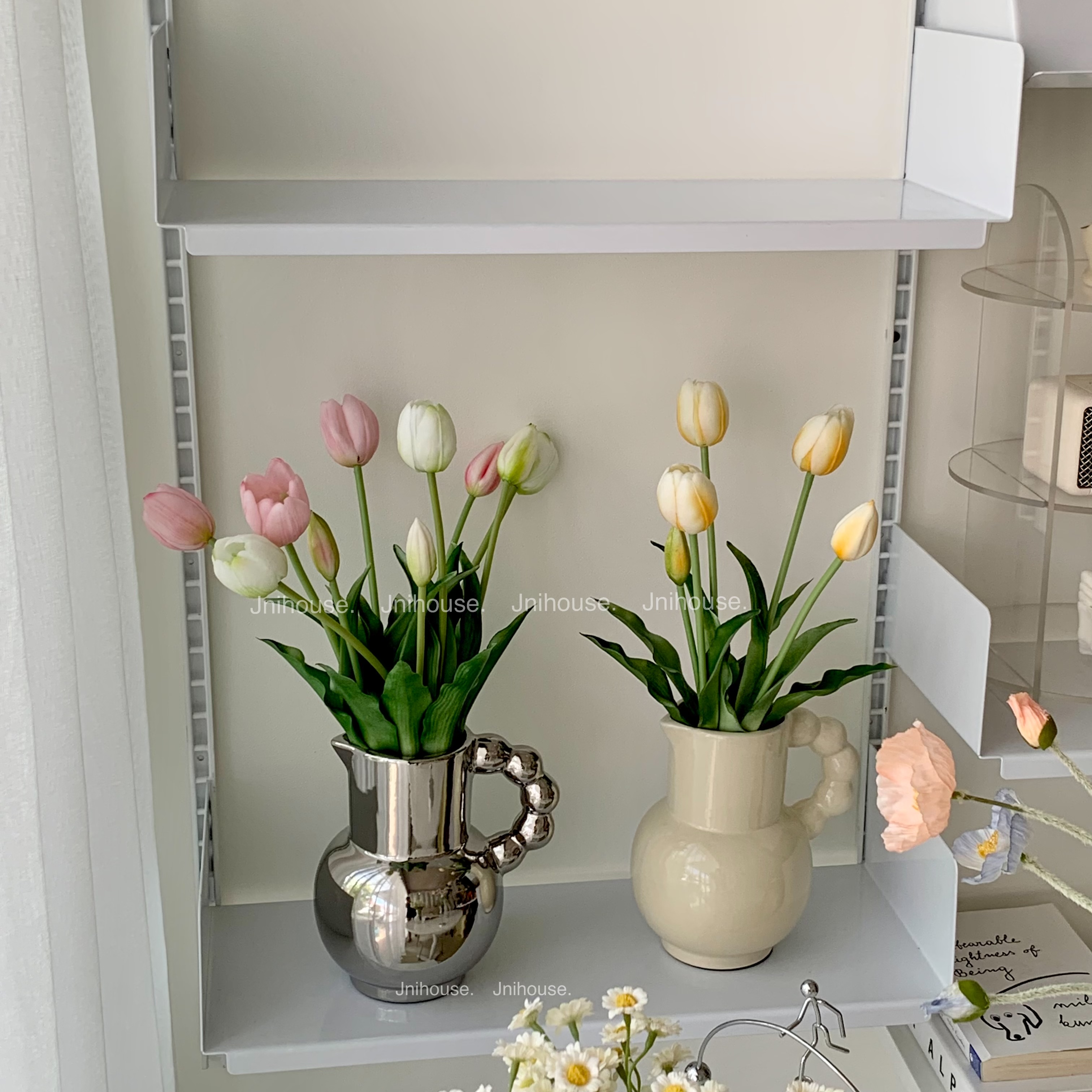 [พร้อมส่ง] Jnihouse : Glass Vase แจกันดอกไม้ แจกันแก้วใส