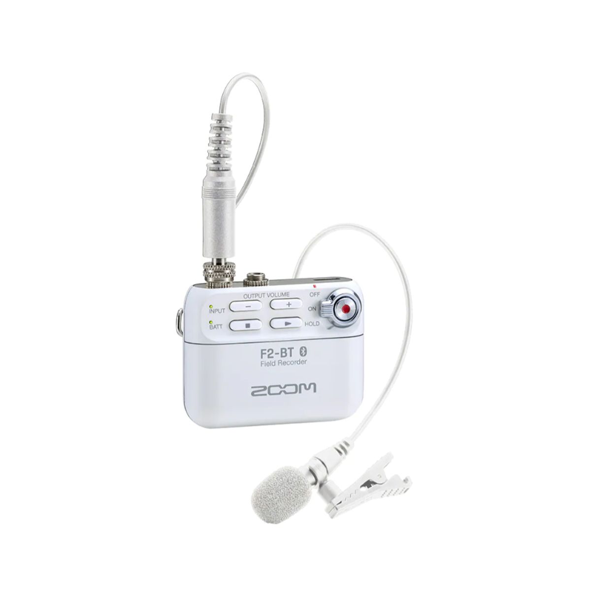 ZOOM F2-BT/W FIELD RECORDER & LAVALIER MIC