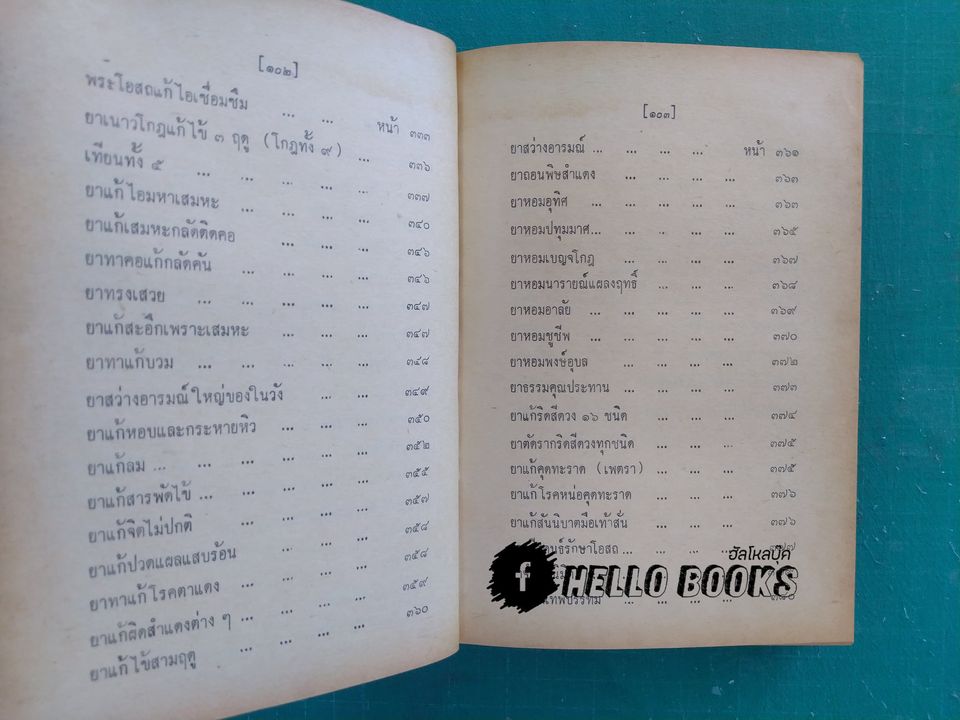 ตำรายาไทยแผนโบราณ เล่ม ๑-๑๒