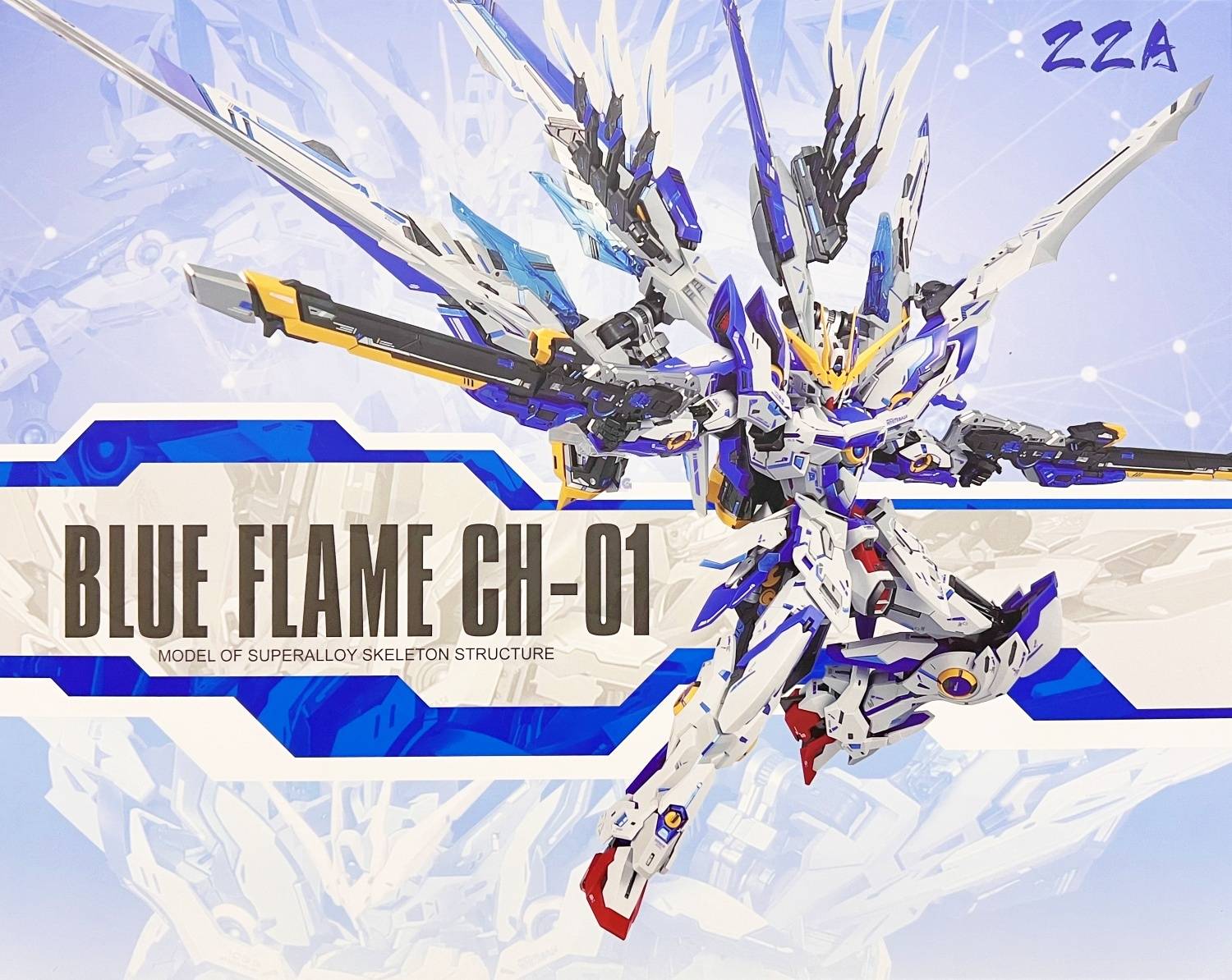 (MG) 1/100 BLUE FRAME WING CH-01[ZZA Model]