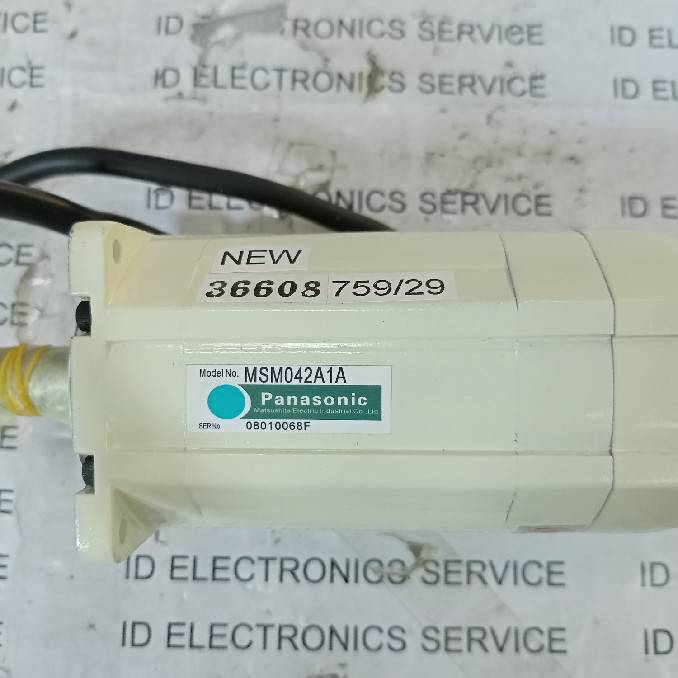 SERVO MOTOR " PANASONIC " MODEL : MSM042A1A
