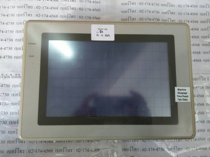 LCD TOUCH SCREEN " OMRON " MODEL : NT600S-ST121-EV3