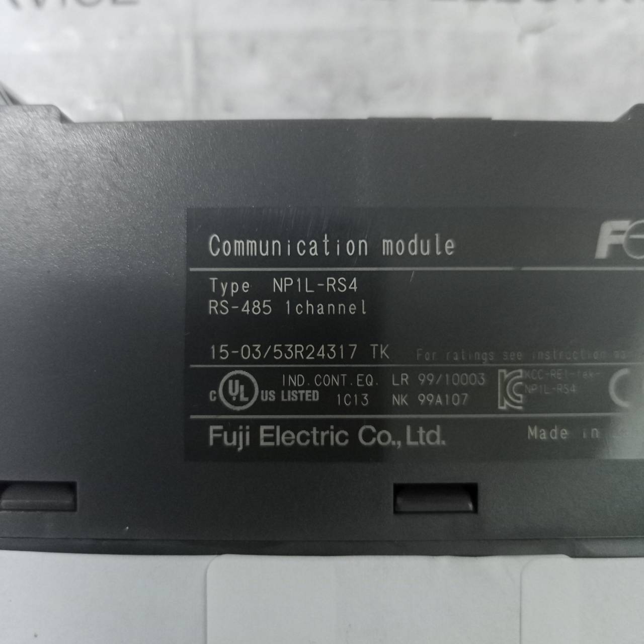 PLC " FUJI " MODEL : NPL-RS4