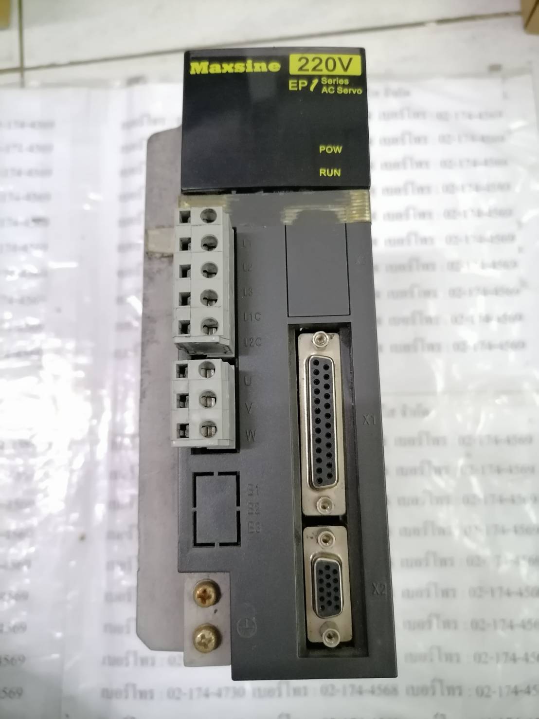 SERVO DRIVE " MAXSINE " MODEL : TL08F