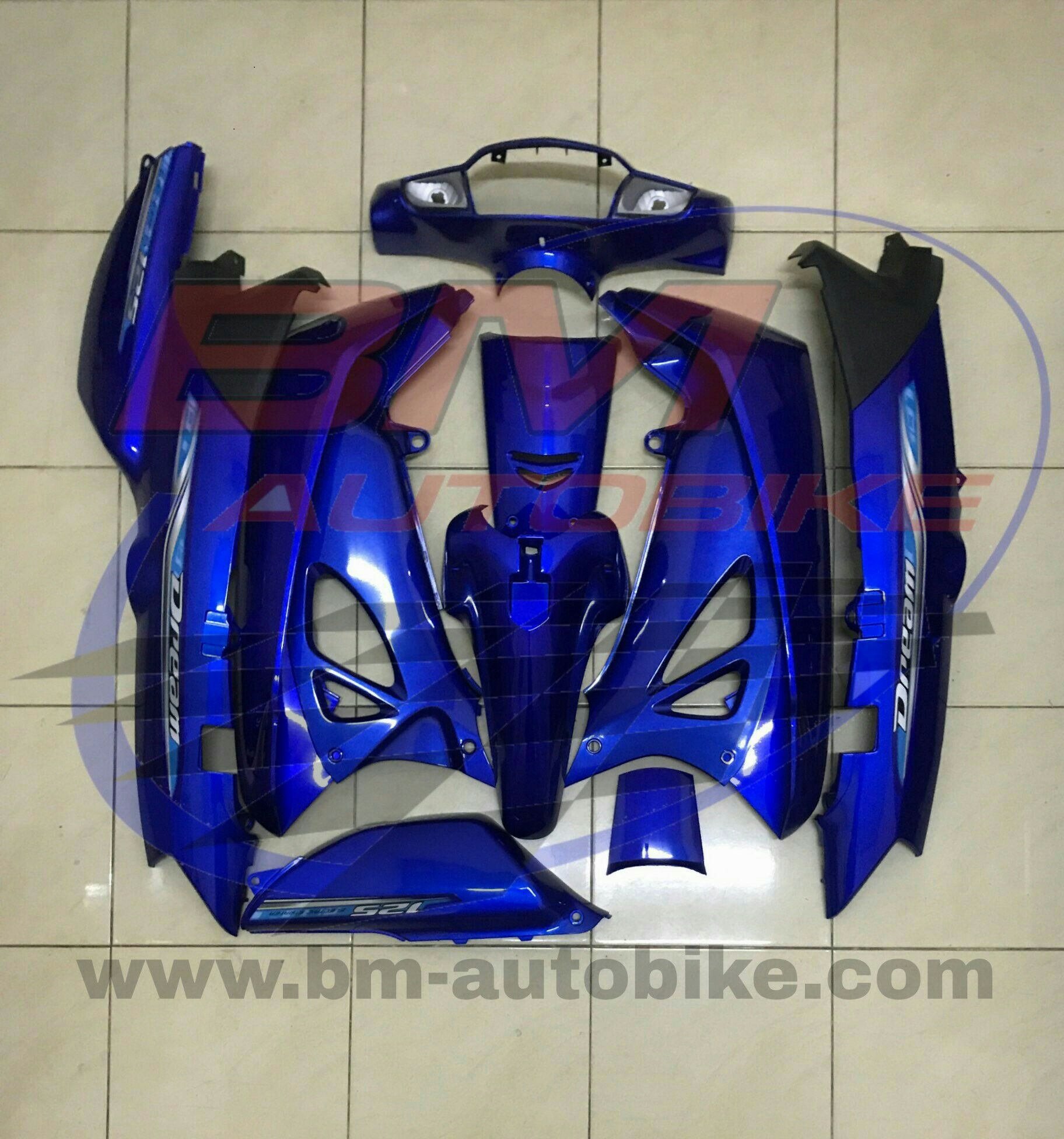 ชุด DREAM 125 สีน้ำเงิน325 4,500 กรัม