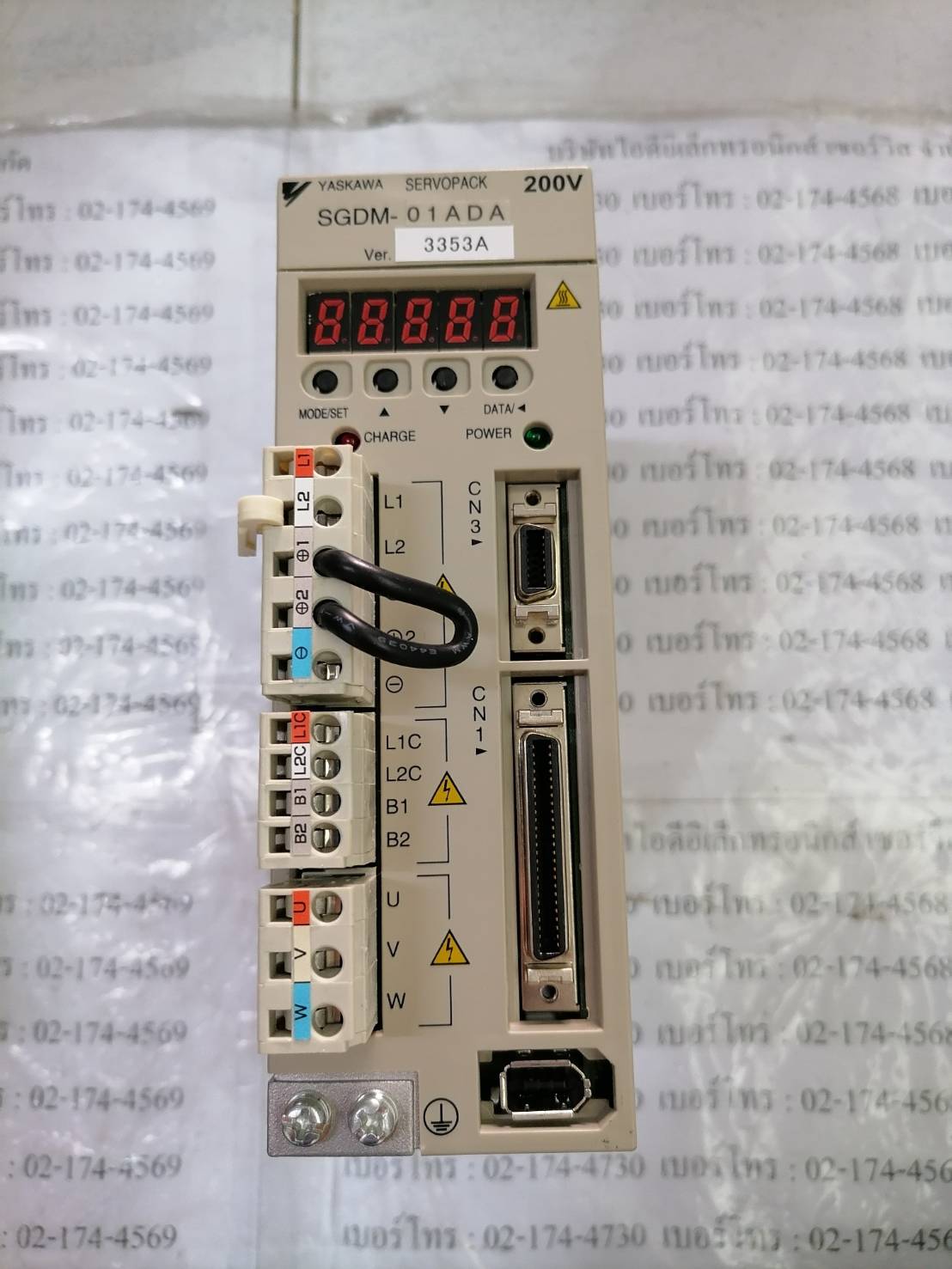 จำหน่าย ซ่อม SERVO DRIVE YASKAWA SGDM-01ADA