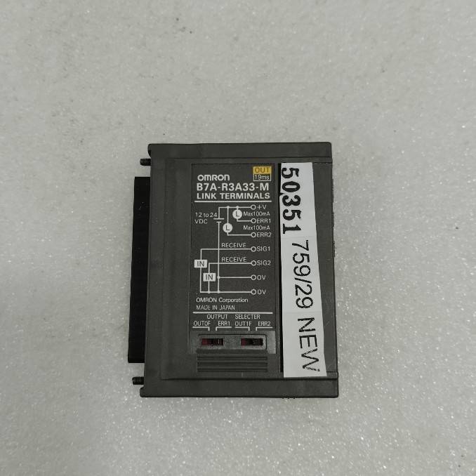 PLC " OMRON " MODEL : B7A-R3A33-M