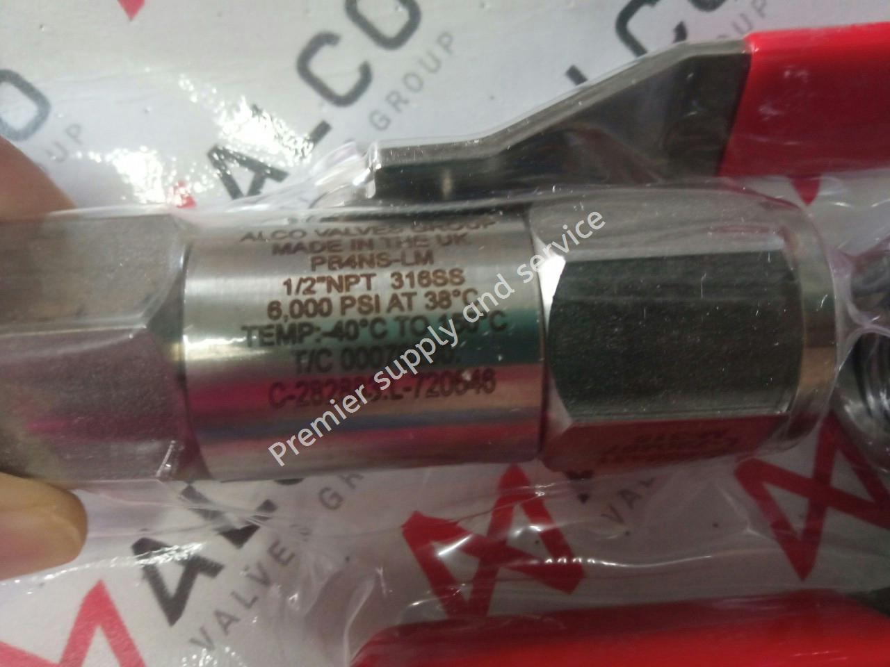 Alco Ball Valve 1/2″ PB4NS-LM, 6000Psi, NPT, Female