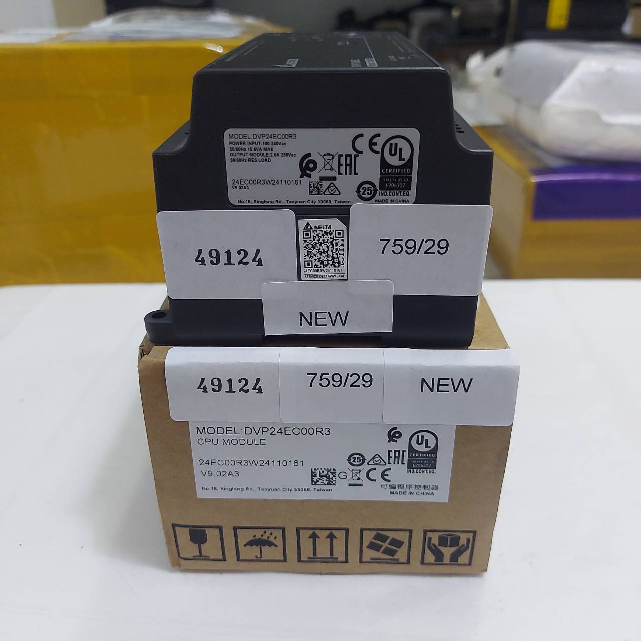 PLC " DELTA " MODEL : DVP24EC00R3