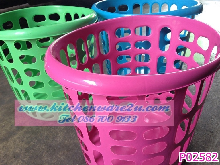 P02582 ตะกร้าทรงรี (กว้าง 29 เซน ยาว 32 สูง 27 เซน) สมาร์ท ดีไซน์เก๋ เกรดเอ ราคาส่งต่อ 1 โหล :12 ใบ