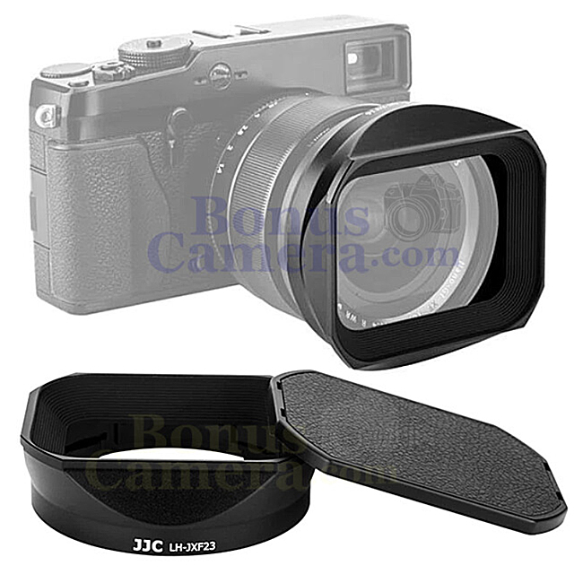 LH-JXF23 ฮู้ดฟูจิ+ฝาปิดแบบเหลี่ยม for Fujinon XF 23mm F1.4 R,56mm F1.2 R,56mm F1.2 R APD FujiFilm Lens Hood