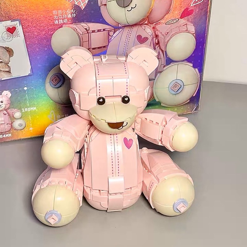 [พร้อมส่ง] Jnihouse : Teddy Bear Bricks ตัวต่อน้องหมีเทดดี้